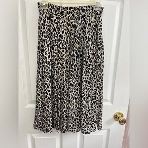 J Crew Leopard Print Women's Skirt